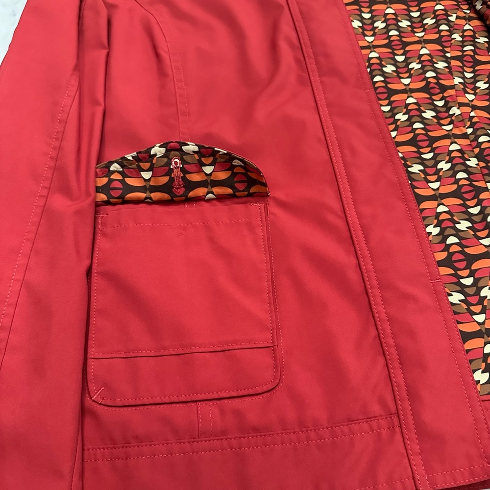 Pendleton Red Jacket With Patterned Lining - image 6